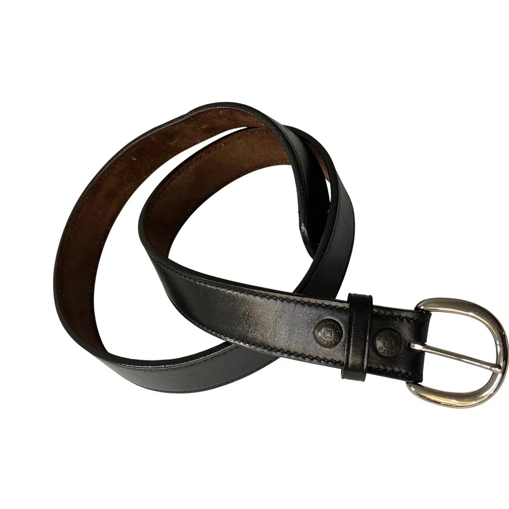 Galco Gunleather COP Series Black Leather Duty Belt CSB7 40B Silver Buckle 40‎